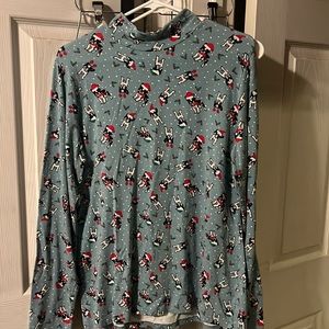 Mock turtleneck. Holiday